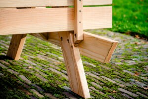 Douglas picknicktafel met opklapbare banken