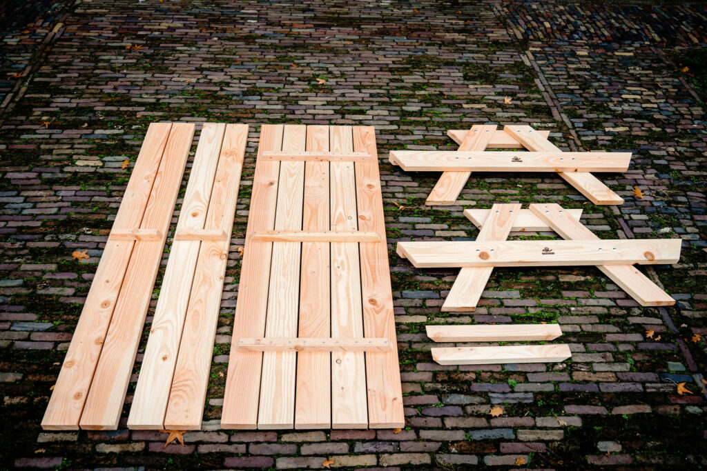 Houtmoat Douglas picknicktafel doe-het-zelf bouwpakket